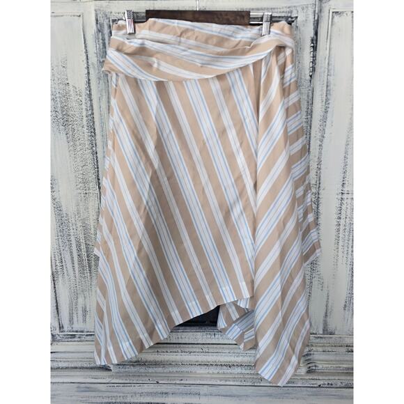 Anthropologie Maeve Asymmetrical Wrap Skirt - New Size 12 - Picture 5 of 5
